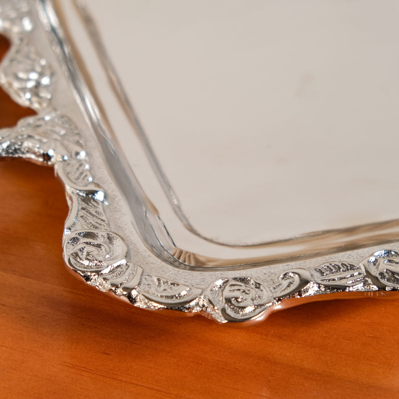 Royalcore Decorative Metal Tray With Handles