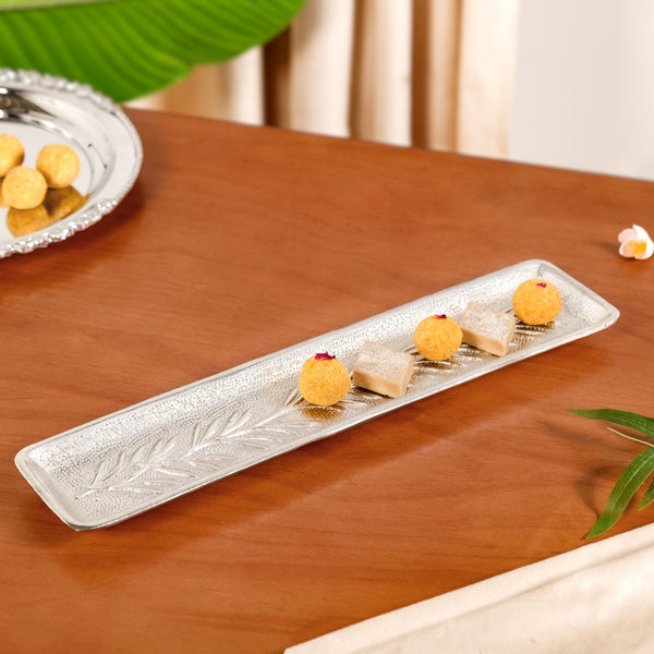 Royalcore Embossed Decorative Long Tray