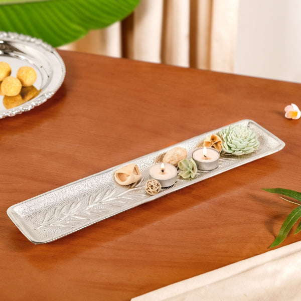Royalcore Embossed Decorative Long Tray