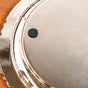 Royalcore Ornate Brass Rim Decorative Tray Silver