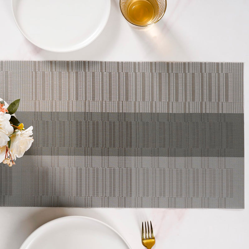 Grey Waterproof Dining Table Runner