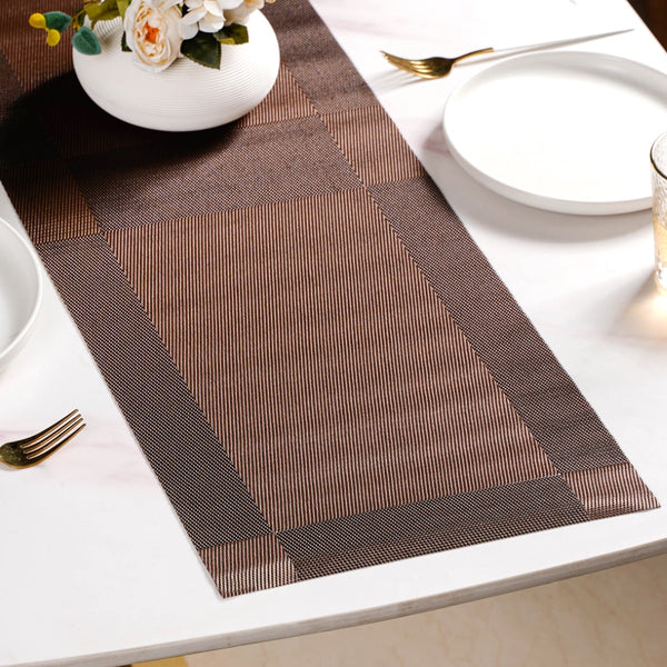 Brown Dining Table Runner