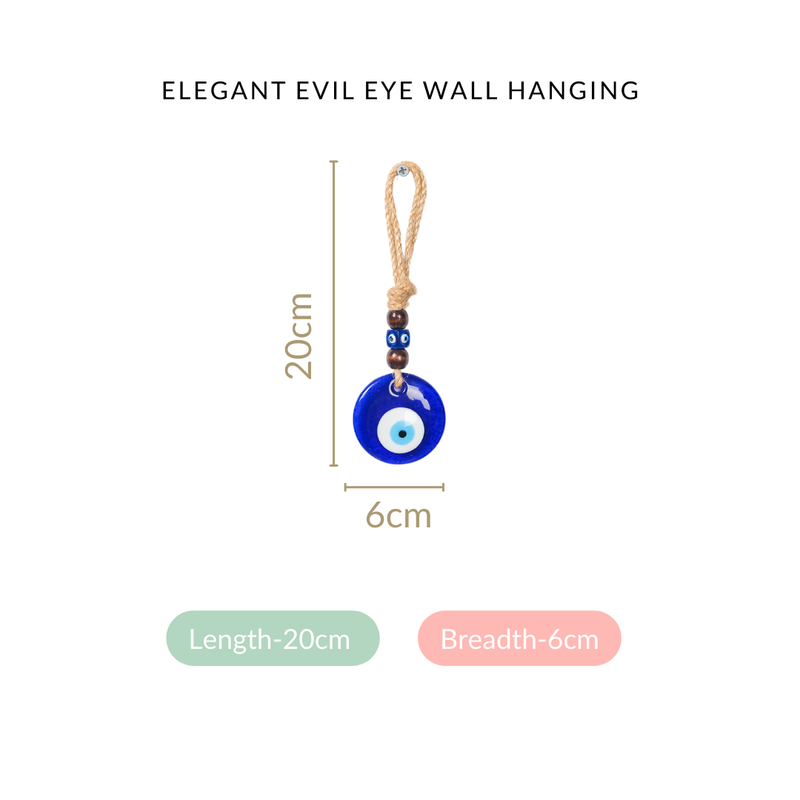Boho Evil Eye Wall Hanging For Home Decor- Evil eye wall decor, artistic wall hangings, home wall art, evil eye home accents