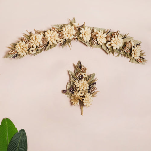 Sustainable Dried Flowers Decor Set Of 2