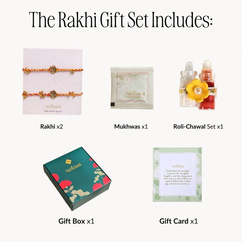 Sacred Om Rakhi Gift Set