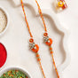 Saffron Petal Rakhi Gift Set
