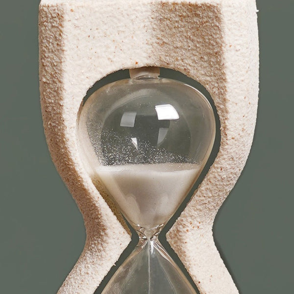 Sands Of Time Hourglass Textured Showpiece