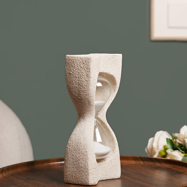 Sands Of Time Hourglass Textured Showpiece