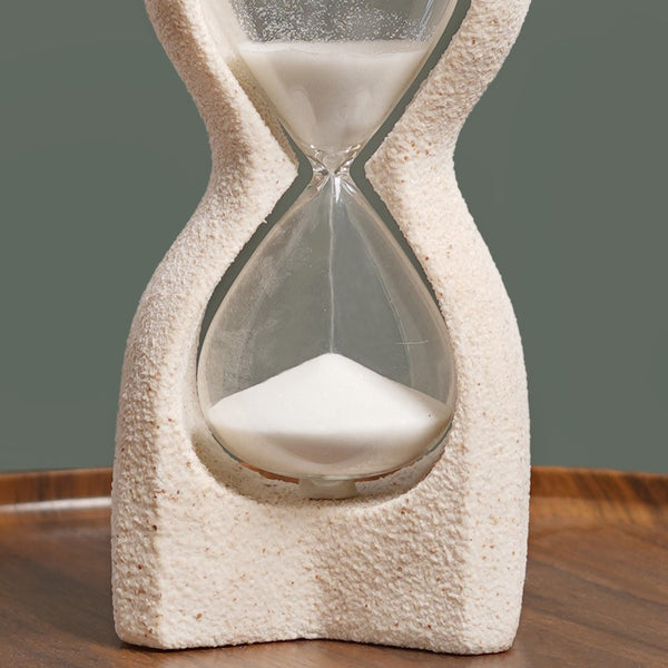 Sands Of Time Hourglass Textured Showpiece