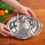 Sankalp Pooja Thali Set Of 5 With Diya And Ghanti
