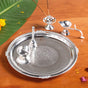 Sankalp Pooja Thali Set Of 5 With Diya And Ghanti