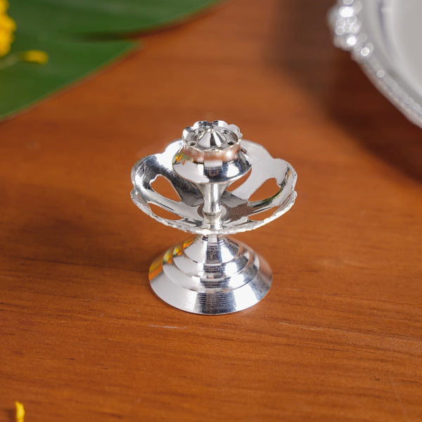 Sankalp Pooja Thali Set Of 5 With Diya And Ghanti