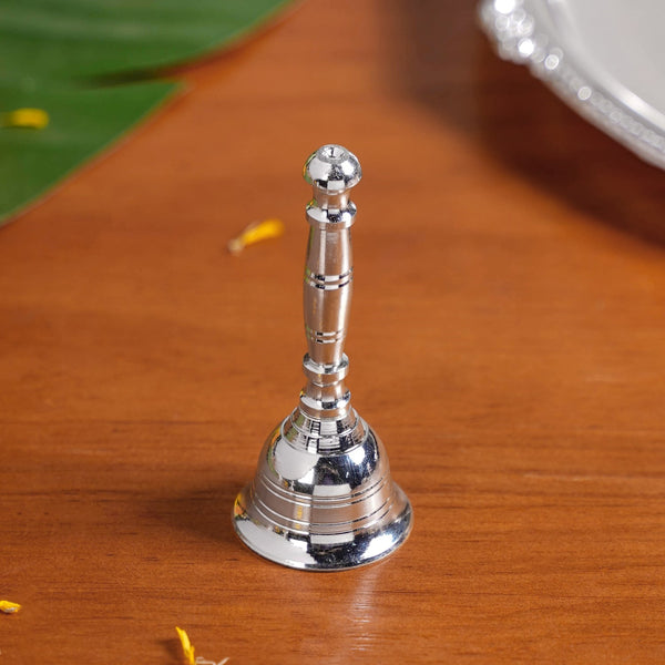 Sankalp Pooja Thali Set Of 5 With Diya And Ghanti