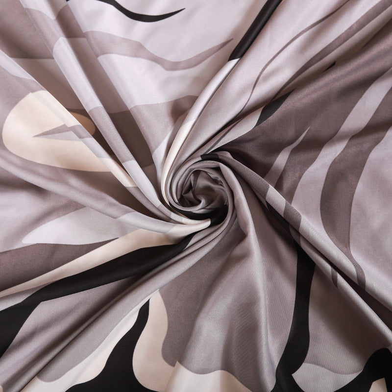 Wavy Colour Block Silky Fashion Scarf For Women