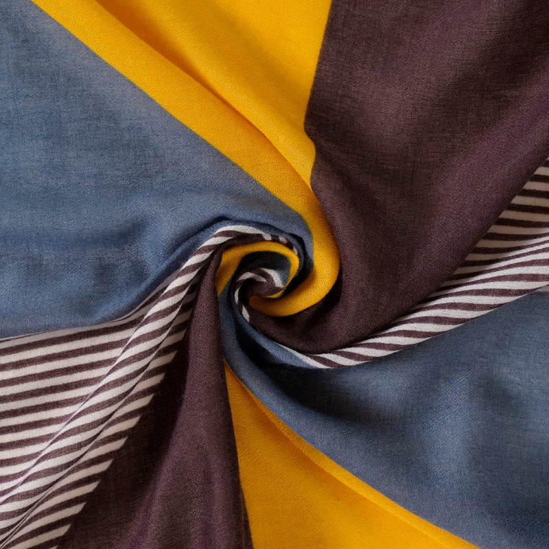 Geometric Super Soft Multicolour Scarf Stole