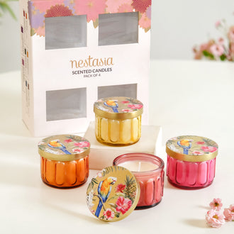 Garden Of Serenity Scented Candle Set Of 4