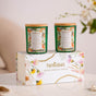 Mint Rosemary Scented Candle Jar With Lid Set Of 2