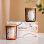 Caramel & Woodberry Scented Candles Jars Set Of 2