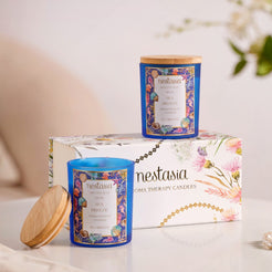Sea Breeze Scented Candle Jar With Lid Set Of 2