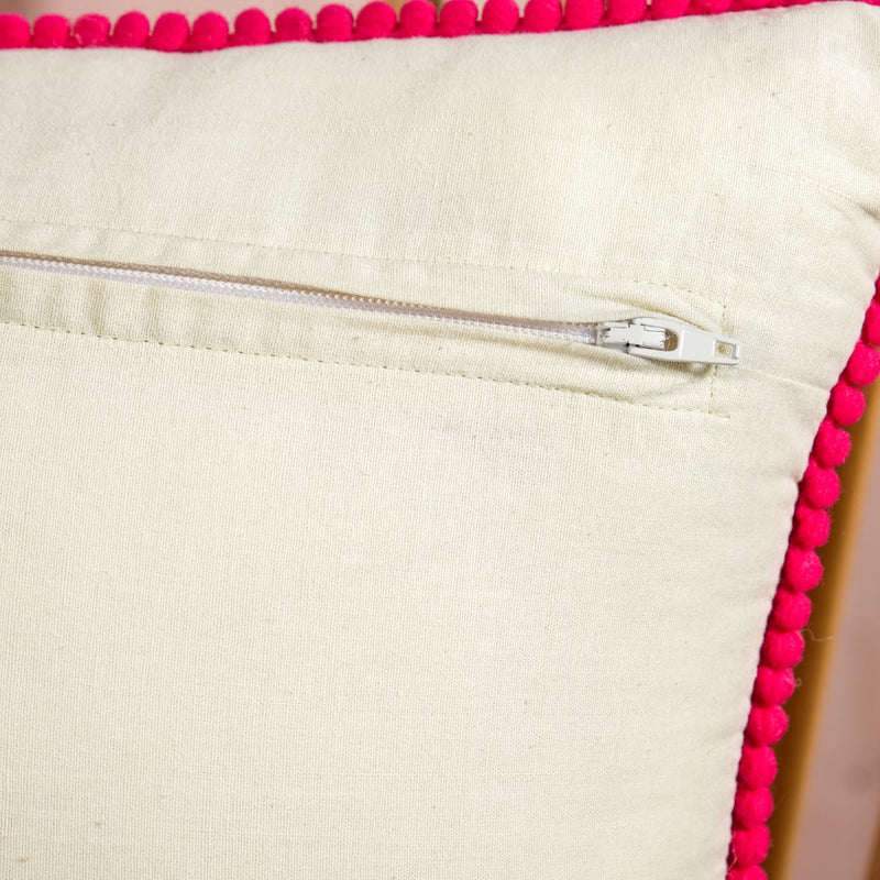 Secret Garden Embroidered Cushion Cover 40x40cm