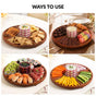 Platterazzi Serving Platter With Dip Bowl Set Of 2