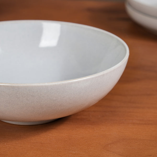 Sera Ceramic Serving Bowl Set Of 2 Grey 1000ml