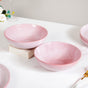 Pallor Ceramic Large Serving Bowl Set Of 2 Pink 1000ml