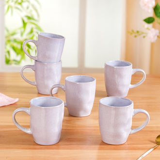 Sera Grey Coffee Mug Set Of 6 250ml