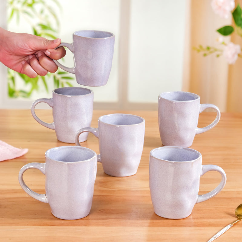 Sera Grey Coffee Mug Set Of 6 250ml