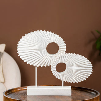 Nordic Twin Decorative Showpiece White