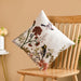 Serene Songbird Cotton Slub Cushion Cover