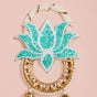 Serenity Bloom Wall Hanging Set Of 2 In Mint