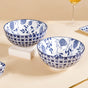 Blue Blossom Serving Bowl Set Of 2 1650ml - Snack bowls, ceramic bowls, serving bowls, soup bowls, snack bowl set