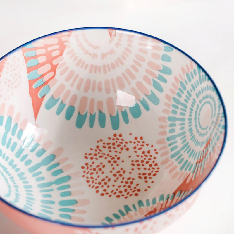 Set Of 2 Pastel Ceramic Serving Bowls 1650ml - Serving bowls, ceramic serving bowls, serving bowls set, large serving bowls, ceramic bowls