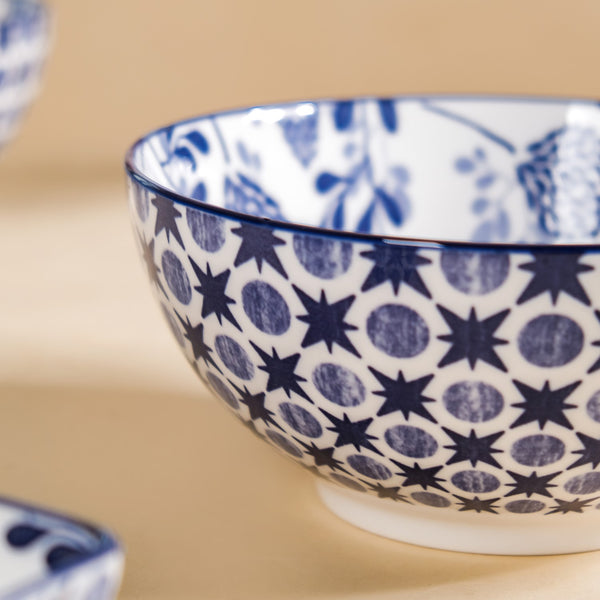 Blue Blossom Serving Bowl Set Of 2 1650ml Online - Premium Serving Bowl | Nestasia