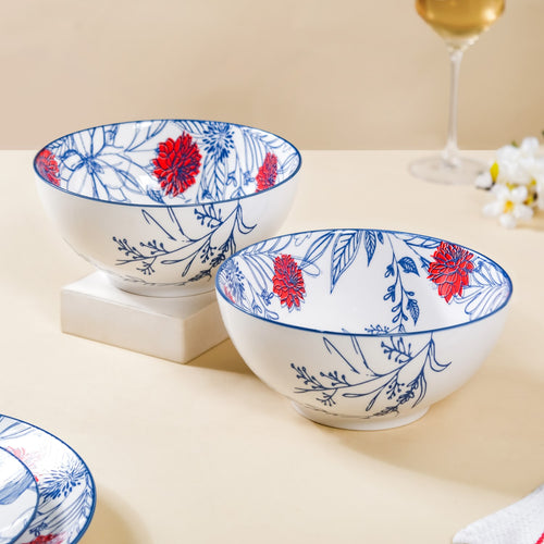 Pink Marble Bowls Online - Premium Serving Bowl | Nestasia