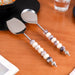 Luxury Marble Accent Serving Spoon Set Of 2