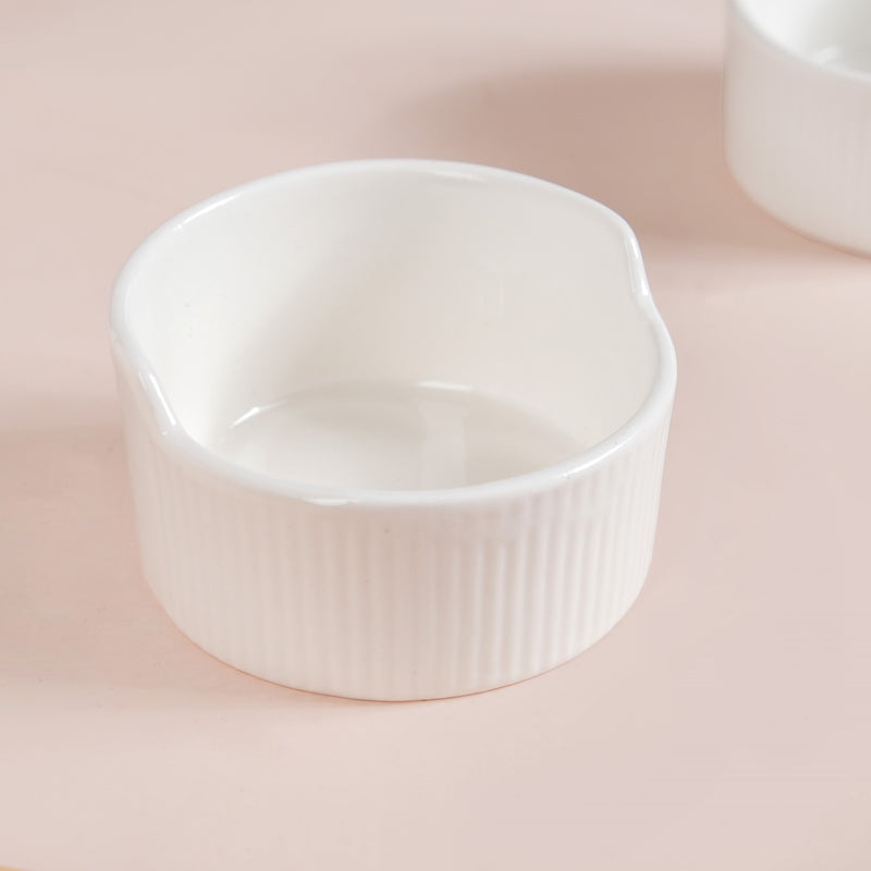 Set Of 3 Ceramic Bowls And Oval Plate With Tray - Ceramic platter, white platter, bowl with tray, platter set