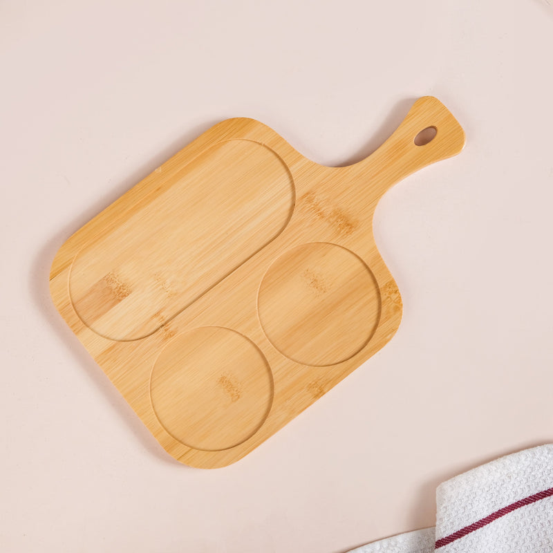 Set Of 3 Ceramic Bowls And Oval Plate With Tray - Ceramic platter, white platter, bowl with tray, platter set