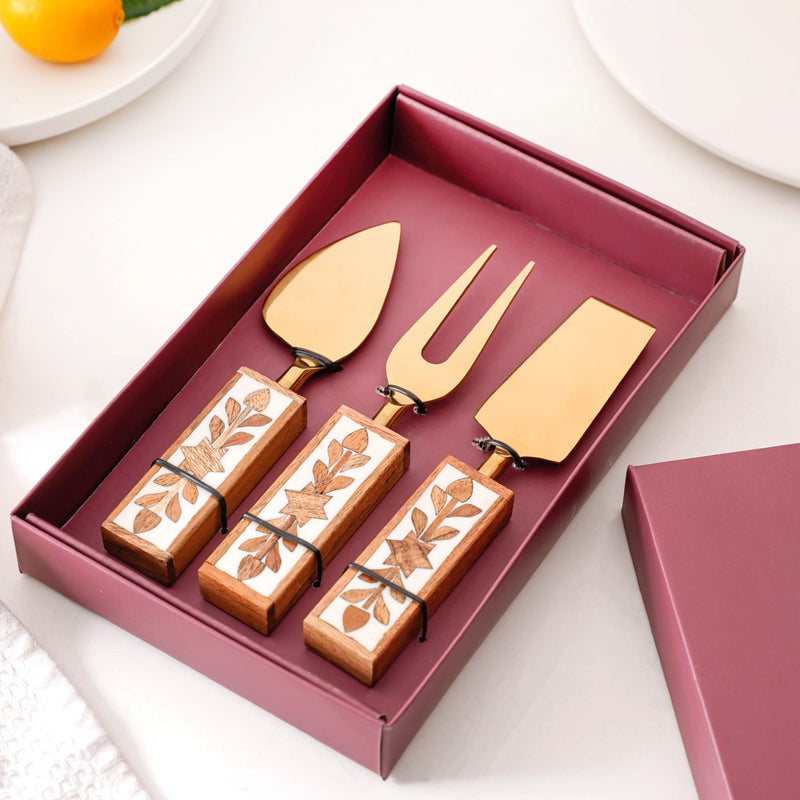 Set Of 3 Gourmet Cheese Knives