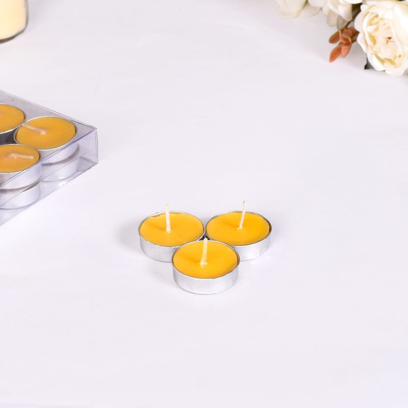 Set Of 30 Pina Colada Fragrant Tealight Candles