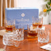 Set Of 6 Textured Luxe Whiskey Glass 350ml