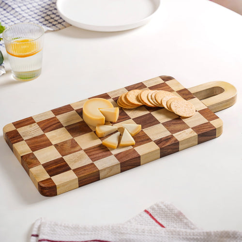 Sheesham Wood Platter With Handle