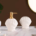 Oyster Ceramic Bathroom Set Of 2 White