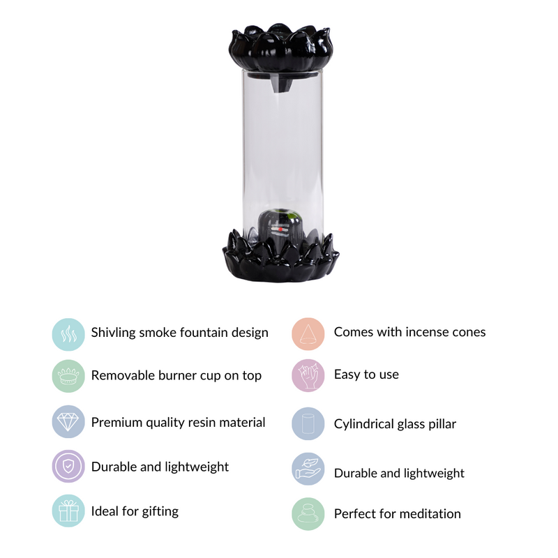 Shivling Fountain Incense Holder