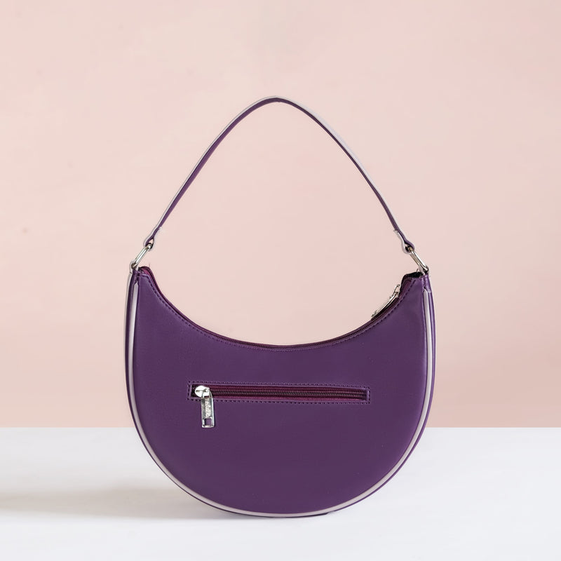Chic Moon Shoulder Bag Purple