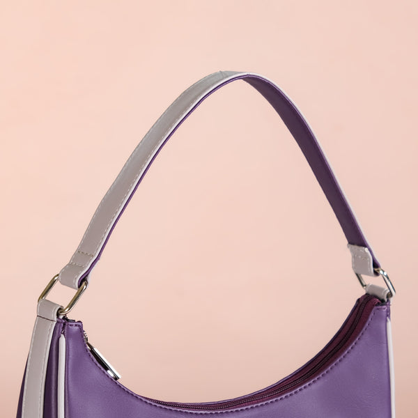 Chic Moon Shoulder Bag Purple