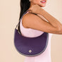 Chic Moon Shoulder Bag Purple