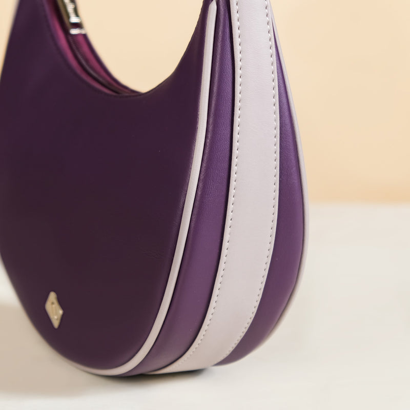Chic Moon Shoulder Bag Purple