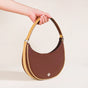 Brown Beauty Moon Handbag For Women